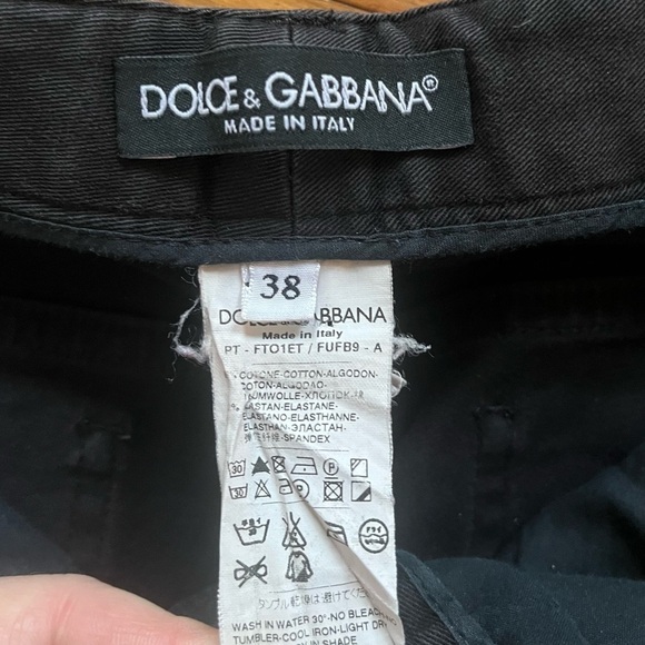 Dolce & Gabbana Ankle Zipper Audrey Black Jeans in size 38IT or 2US - Picture 4 of 15